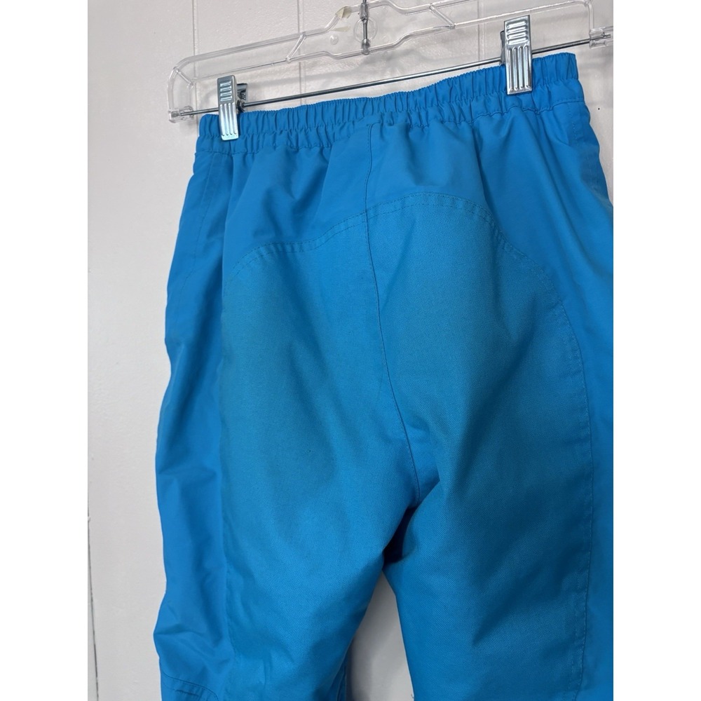 Lands End Kids Snow Pants Size 12S Blue Elastic Waist Grow-a-longs Pockets - Picture 6 of 14